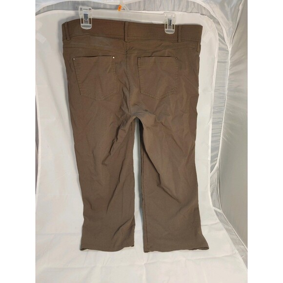 89th + Madison Capris Women’s 16 Brown - Picture 2 of 3